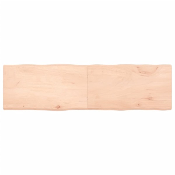 Tablero de mesa madera maciza borde natural 180x50x(2-4) cm