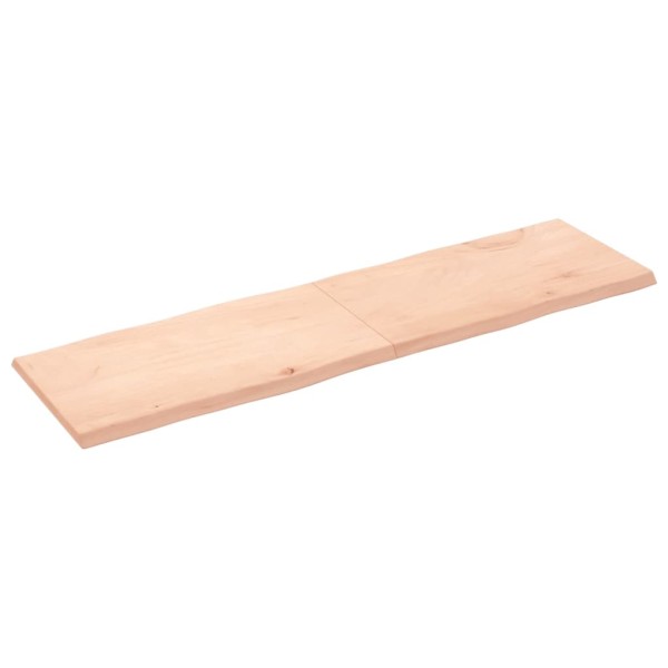 Tablero de mesa madera maciza borde natural 180x50x(2-4) cm