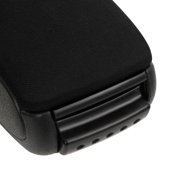 Reposabrazos para coche ABS negro 13x34x(36,5-53) cm