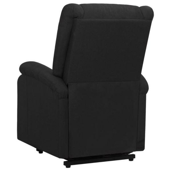 Sillón de masaje elevable tela negro