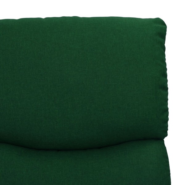 Sillón elevable tela verde oscuro