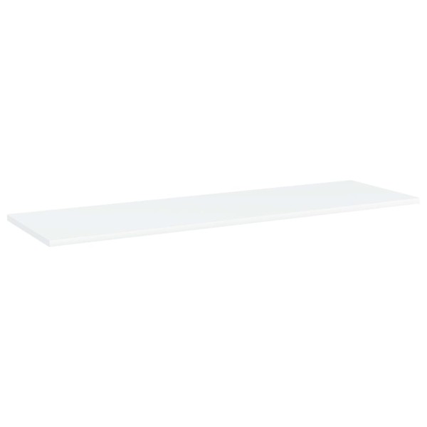 Estantes para estantería 4uds contrachapada blanco 100x30x1,5cm