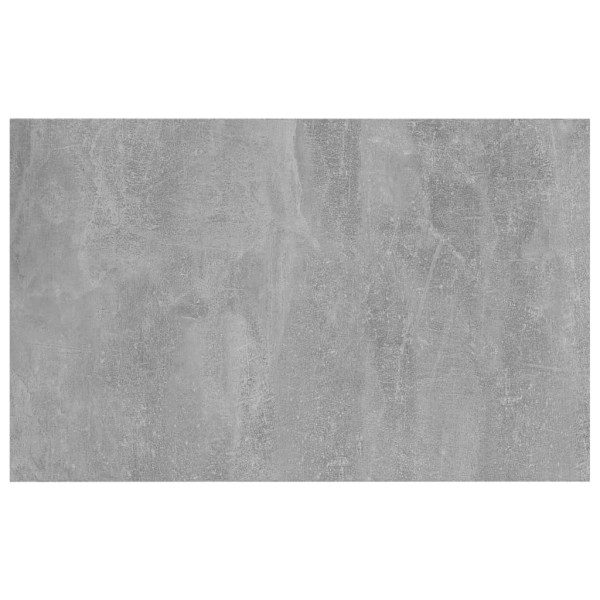 Estante estantería 4uds contrachapada gris hormigón 80x50x1,5cm