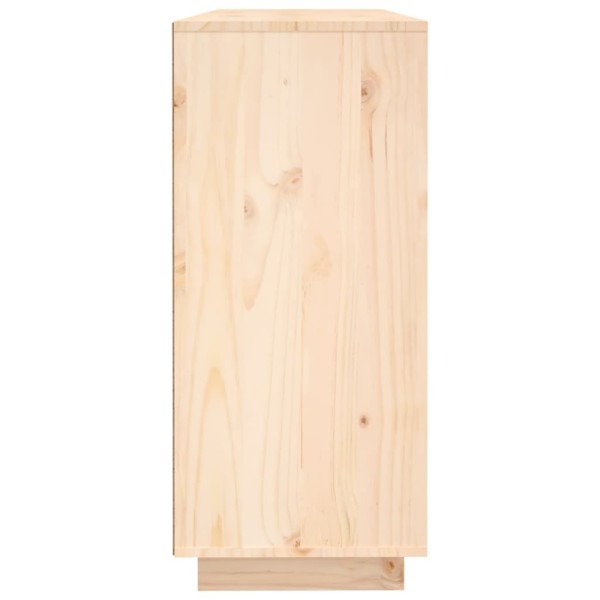 Aparador de madera maciza de pino 120x35x80 cm