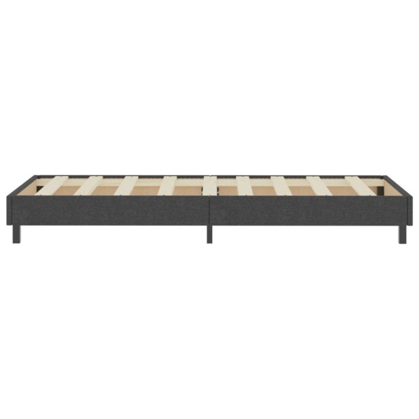 Estructura de cama Box Spring tela gris 80x200 cm