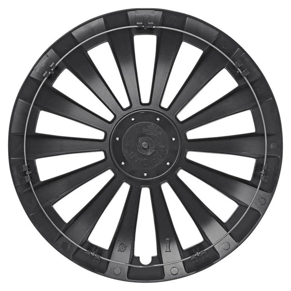 ProPlus Juego de tapacubos 4 unidades Meridian plateado 16"