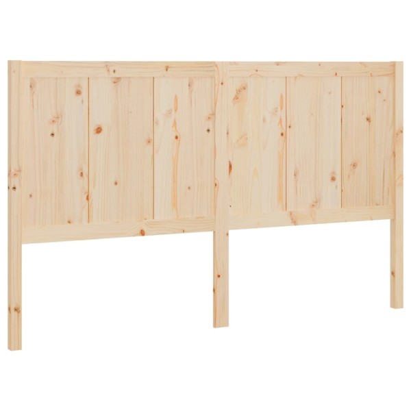 Cabecero de cama madera maciza de pino 185,5x4x100 cm