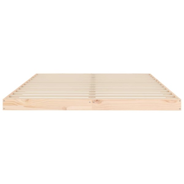 Estructura de cama madera maciza de pino 140x200 cm