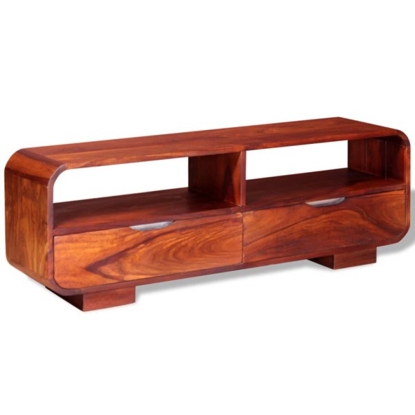 Mueble para TV de madera maciza de sheesham 116x30x40 cm