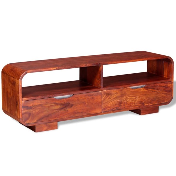 Mueble para TV de madera maciza de sheesham 116x30x40 cm