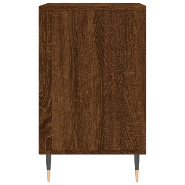 Mueble zapatero madera contrachapada roble marrón 102x36x60 cm