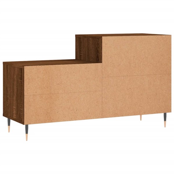 Mueble zapatero madera contrachapada roble marrón 102x36x60 cm