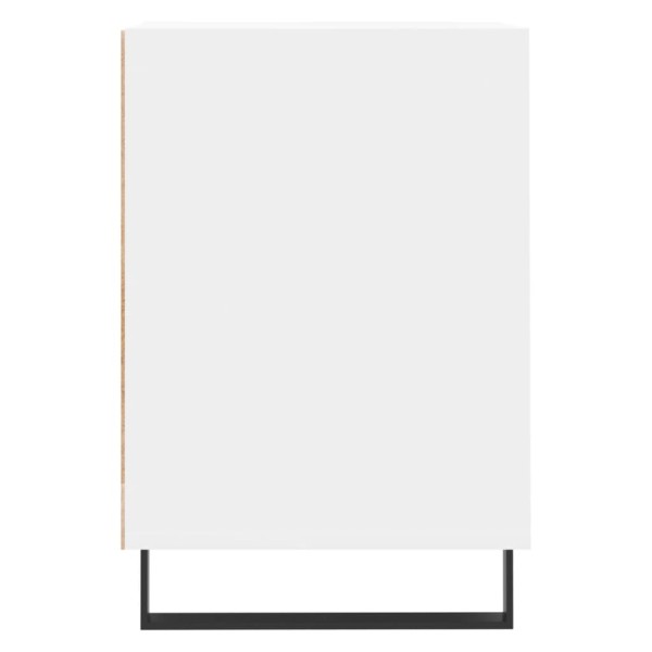 Mueble para TV madera contrachapada blanco 100x35x55 cm