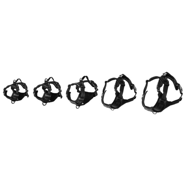 FLAMINGO Arnés para perros Balou negro S 40-55 cm 20 mm