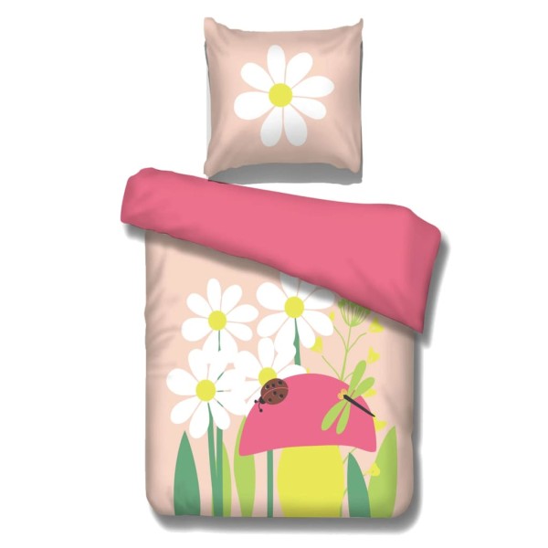 Vipack Juego de funda de cama primaveral algodón 195x85 cm