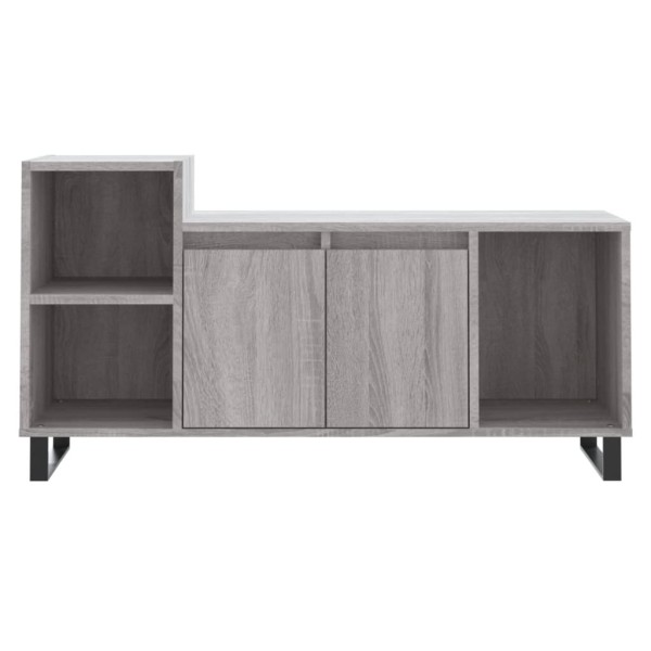 Mueble de TV madera contrachapada gris Sonoma 100x35x55 cm