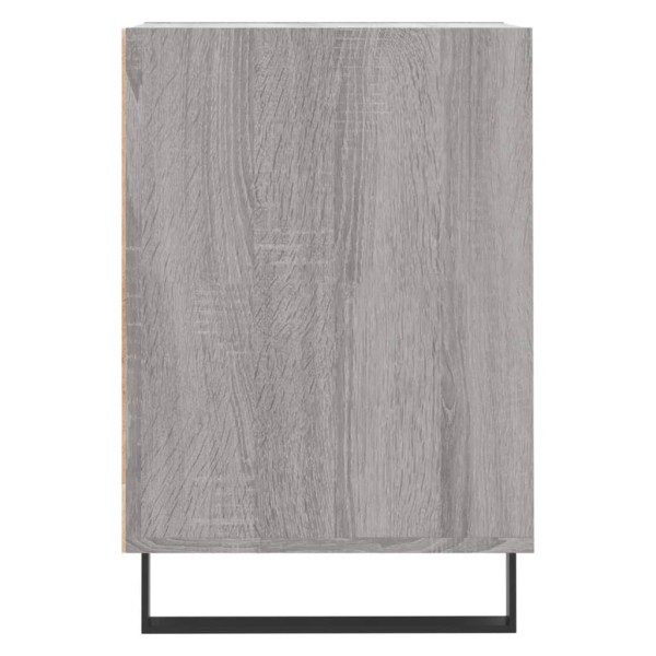 Mueble de TV madera contrachapada gris Sonoma 100x35x55 cm