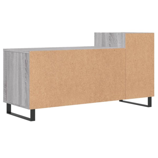 Mueble de TV madera contrachapada gris Sonoma 100x35x55 cm