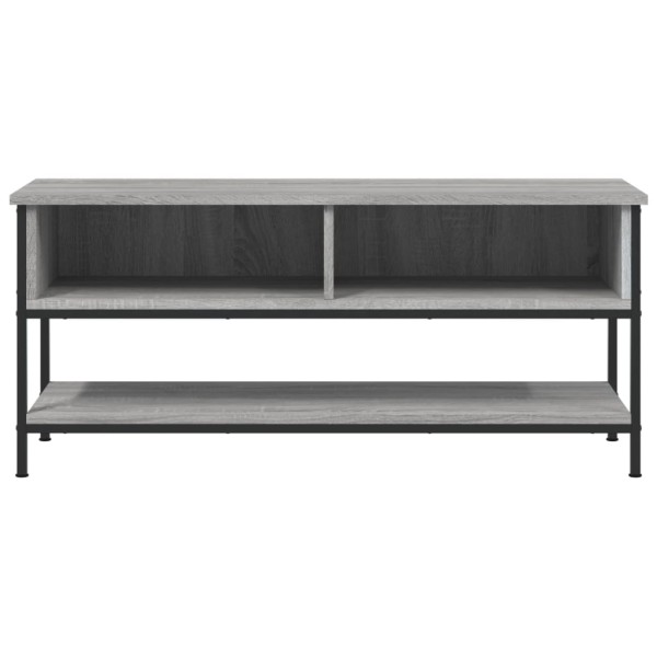 Mueble de TV madera contrachapada gris Sonoma 100x35x45 cm