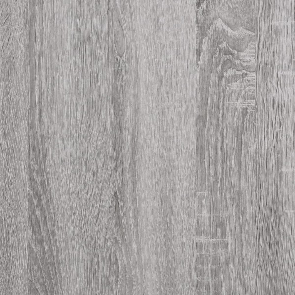 Aparador alto madera de ingeniería gris Sonoma 69,5x32,5x180 cm