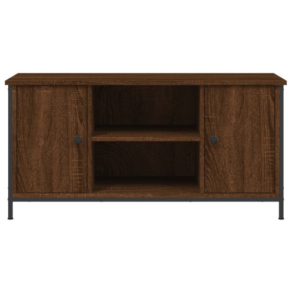 Mueble para TV madera contrachapada marrón roble 100x40x50 cm