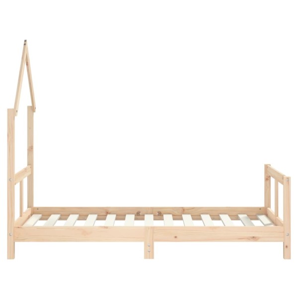 Estructura de cama para niños madera maciza de pino 80x160 cm