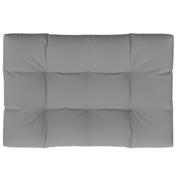 Cojín para muebles de palets tela gris 120x80x12 cm