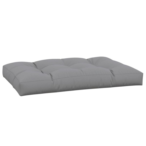 Cojín para muebles de palets tela gris 120x80x12 cm