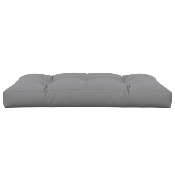 Cojín para muebles de palets tela gris 120x80x12 cm