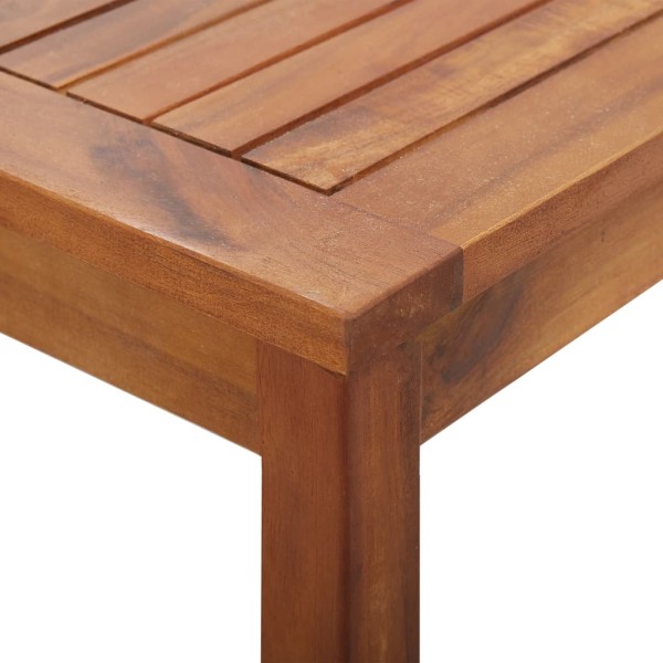 Muebles de jardín 4 piezas con cojines madera maciza de acacia