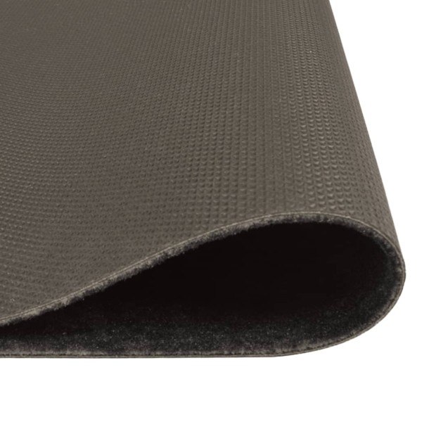 Alfombra de cocina lavable terciopelo Cooking negro 45x150 cm