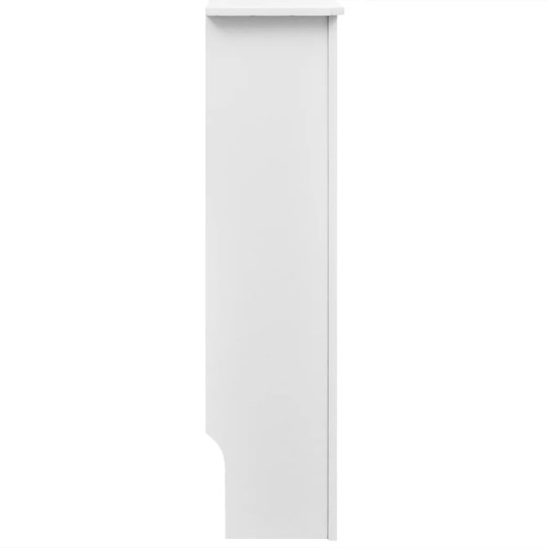 Cubiertas para radiador 2 unidades MDF blanco 152 cm