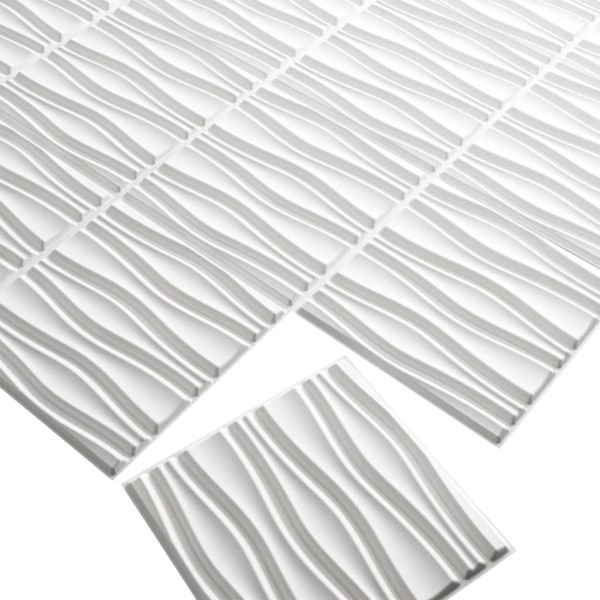 WallArt Paneles de pared 3D 24 uds GA-WA14 diseño Flows