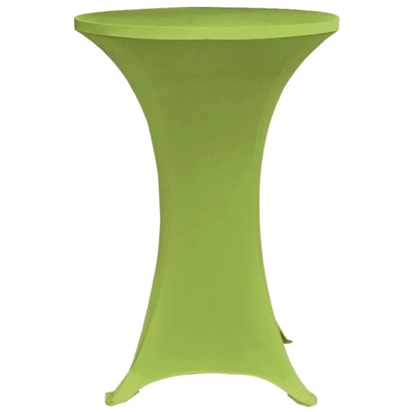 Funda elástica para mesa 4 unidades 60 cm verde