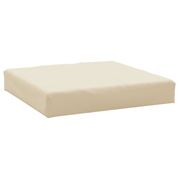 Cojines para palets 2 unidades tela Oxford beige