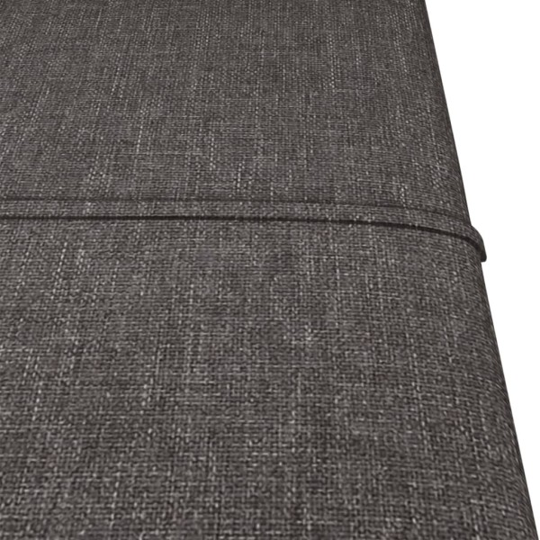 Paneles de pared 12 uds tela gris oscuro 30x30 cm 1,08 m²