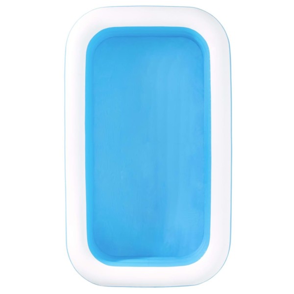 Bestway Piscina familiar inflable rectangular azul blanco