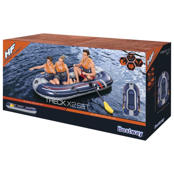 Bestway Set de botes inflables Hydro-Force Treck x2 255x127 cm