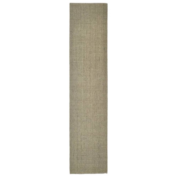 Alfombra de sisal para rascador gris taupe 66x300 cm