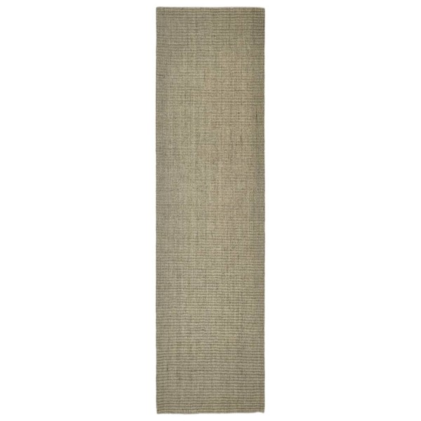 Alfombra de sisal para rascador gris taupe 80x300 cm