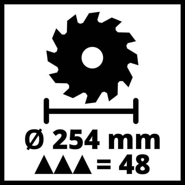 Einhell Sierra de inglete deslizante TC-SM 254 1800W