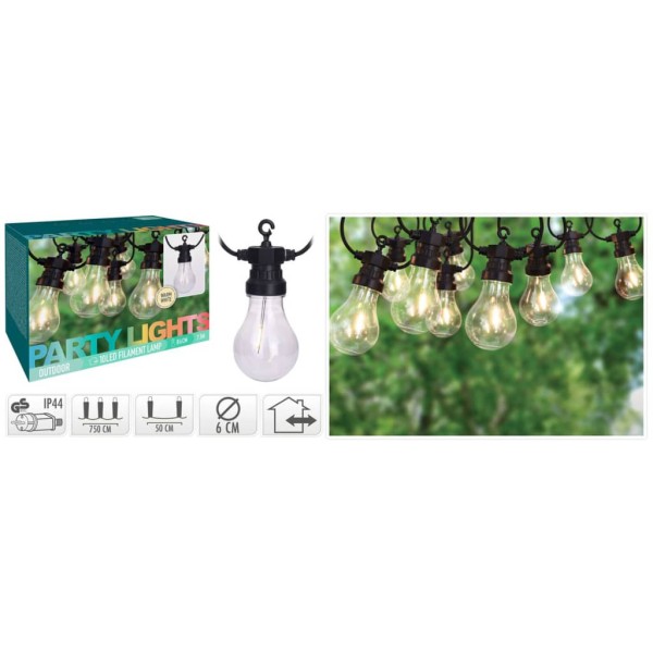 ProGarden Lámparas LED de jardín 10 lámparas 24 V