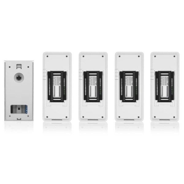 Smartwares Sistema videointerfono 4 apartamentos blanco 20,5x8,6x2,1cm