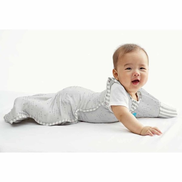 Love to Dream Saco de bebé Swaddle Up Transition Bag Lite gris M