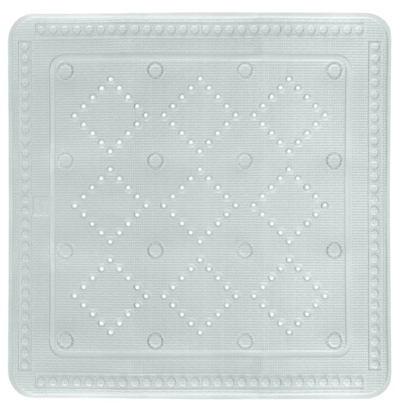 Kleine Wolke Alfombrilla de seguridad para baño Arosa gris 55x55 cm