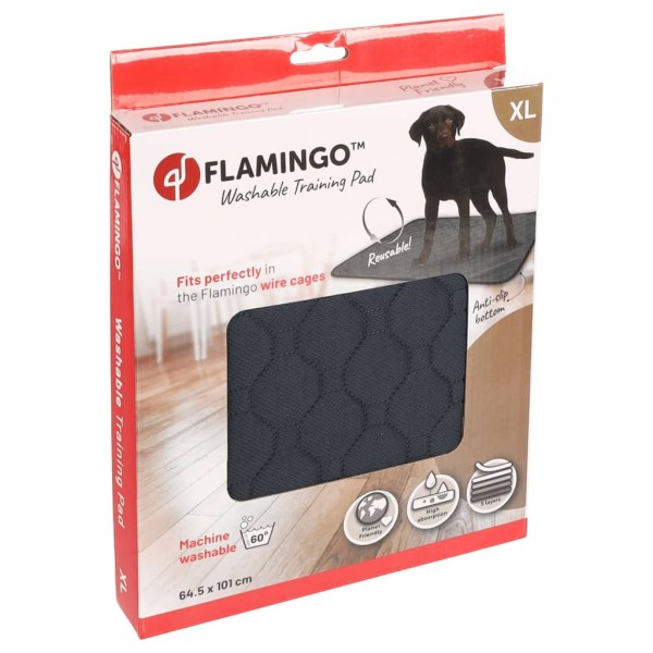 FLAMINGO Estera de entrenamiento antideslizante mascotas Patsy XL gris