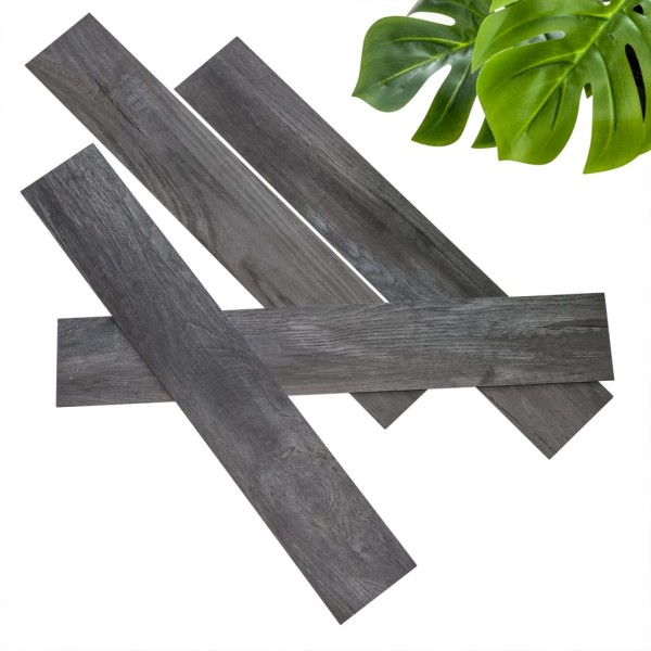 WallArt Tablones de aspecto madera de roble Barnwood gris ceniza