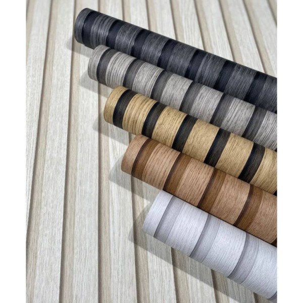 Noordwand Papel pintado Botanica Wooden Slats negro y gris