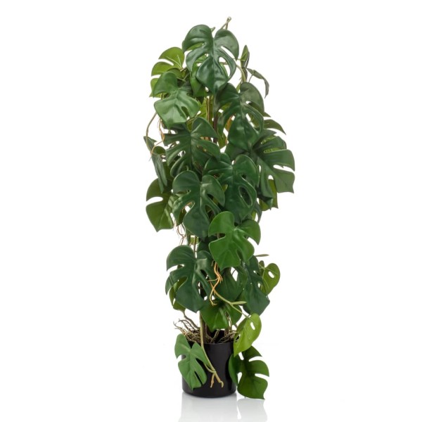 Emerald Monstera artificial en maceta 75 cm