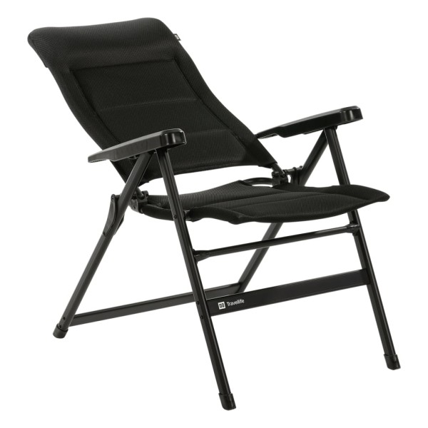 Travellife Silla reclinable Barletta Comfort negro L